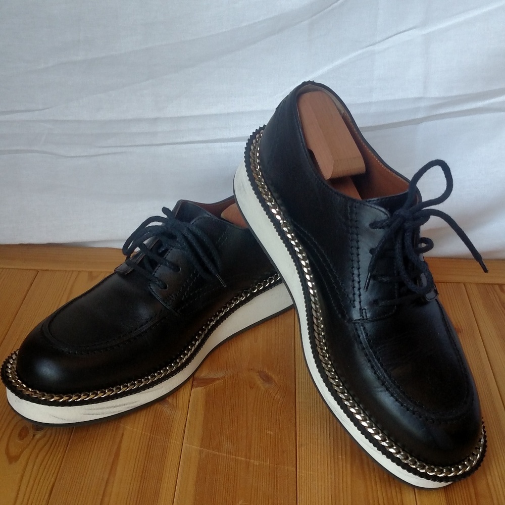 Men's GIVENCHY Black Rottweiler Leather Platforms - Picture 4 of 8